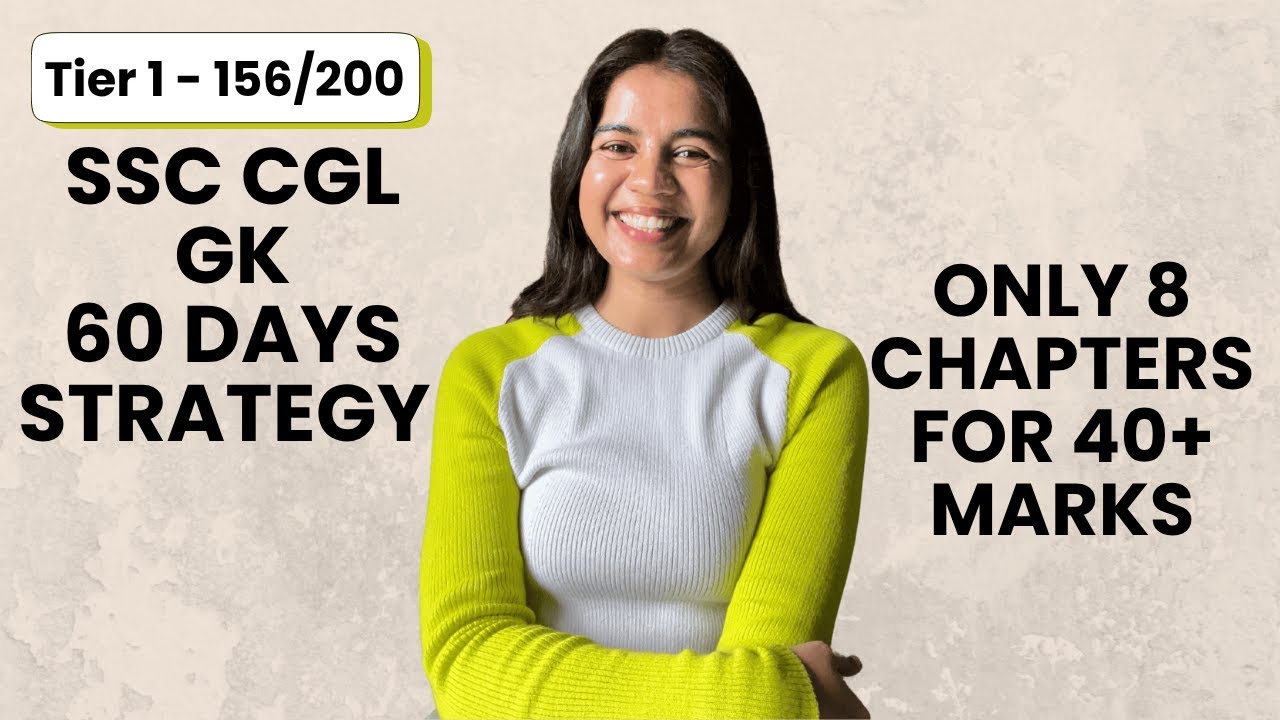 60 Days GK STRATEGY for SSC CGL 2025 💯🔥| FREE Resorces and Roadmap ...