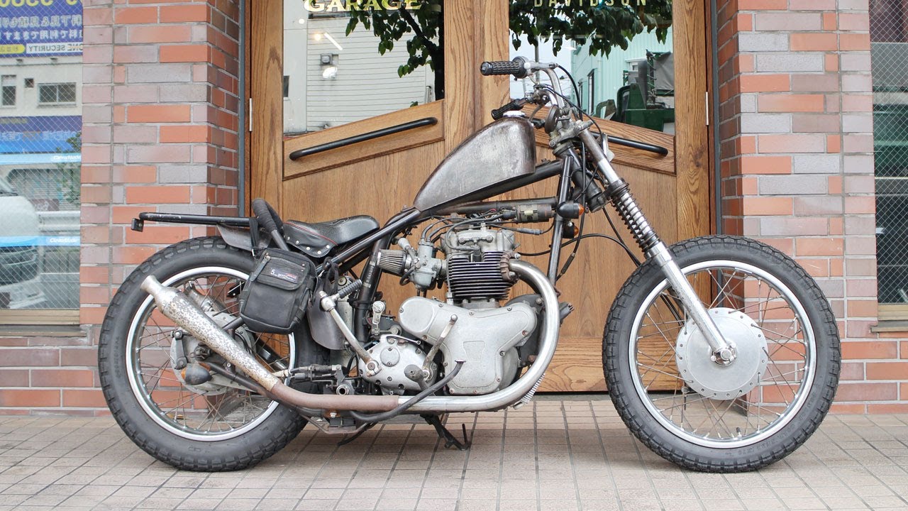 Kawasaki W1 タンク　チョッパー他カスタム素材に 1966 KAWASAKI W1 CHOPPER - YouTube