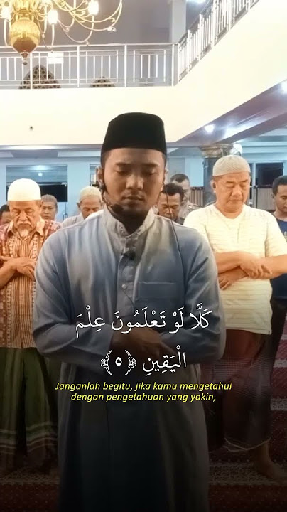 AT TAKATSUR IRAMA ROST MERDU Versi Shidqi Abu usamah #murattal #tahsin #quran