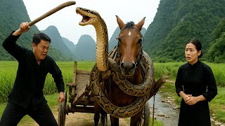 Celebrity Giant Python Attacks Family Horse | Vietnamese Family Harvesting Sugarcane Attacked by Giant Snake's Net Worth