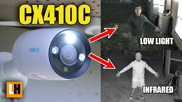 Reolink CX410C - BETTER than the CX410? ColorX Night Vision and IR