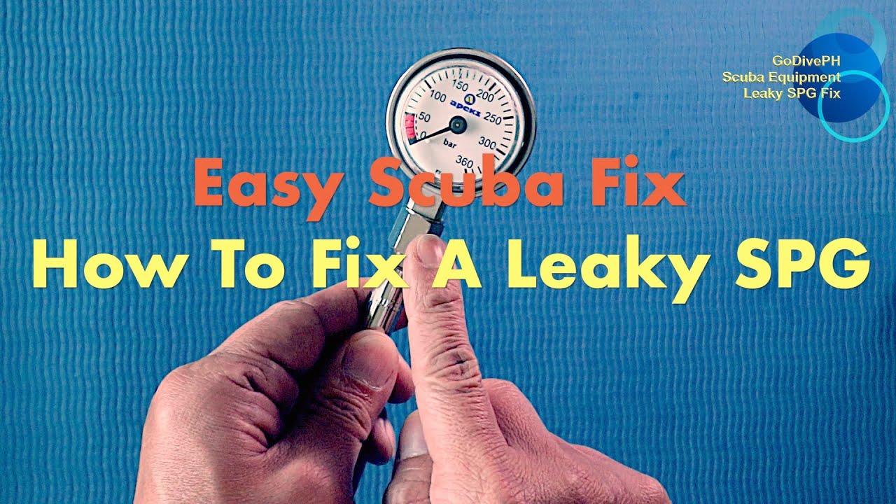 How To Fix A Leaking SPG for $4  | Easy Scuba Fixes