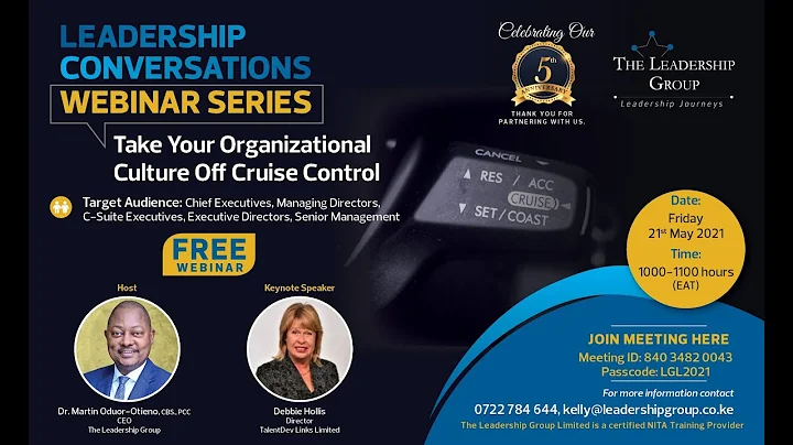 Take your Organisational Culture off Cruise Contro...