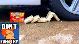 FL EXPERIMENT: Car VS Crunchy and Soft Things  SlowMo