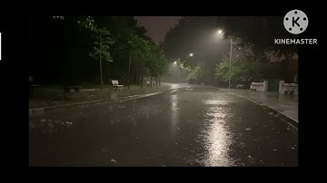 سورة الرعد مع صوت المطر راحة لا توصف