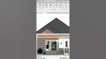 Revit Gable Roof formation #design #animation