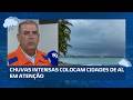 Atenção: INMET emite dois alertas para chuvas em Alagoas
