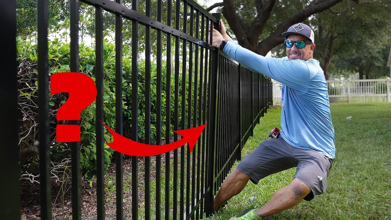 This No-Dig Aluminum Fence Is 10x Stronger Than It Should Be