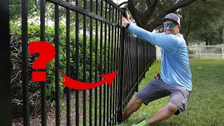 This NoDig Aluminum Fence Is 10x Stronger Than It Should Be