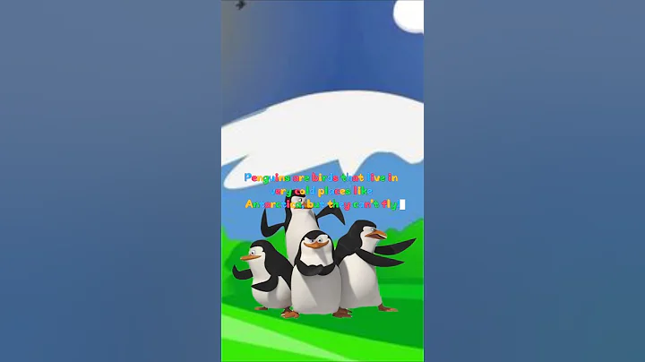 Unique Penguin Facts: How Do They Survive Cold Temperatures? #shorts