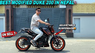 Best Modified Ktm Duke 200 with Adjustable Suspension & Powertronic ECU🔥| On Sell, Price?