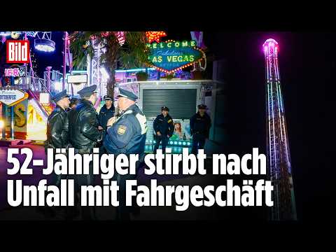 Horror-Unfall auf dem Oktoberfest: Security-Mitarbeiter von Fahrgeschäft totgequetscht