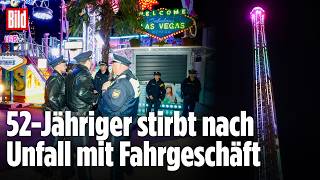 Horror-Unfall auf dem Oktoberfest: Security-Mitarbeiter von Fahrgeschäft totgequetscht