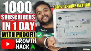 How to Get First 1000 Subscribers On Youtube (Fast) in 2020  YOUTUBE GROWTH HACK STRATEGIES Hindi