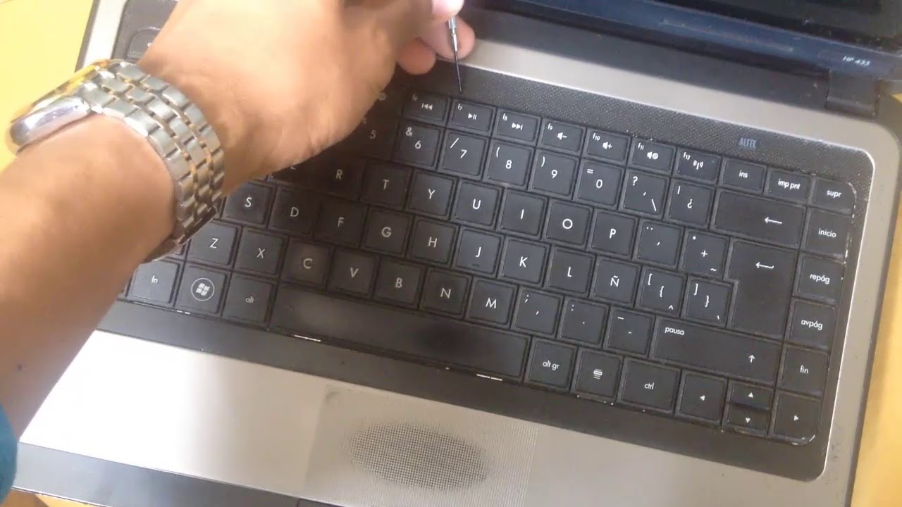 Como Remplazar el teclado de una laptop Notebook HP435 y modelos