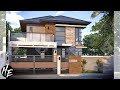 Beautiful 2-Storey Modern House l Full Plans with Interiors l House Design Ideas