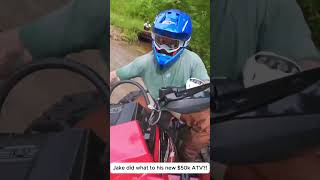 Jake Paul tries his brand new 50k ATV #jakepaul