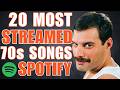 Top 20 Most Streamed 1970s Songs on Spotify!