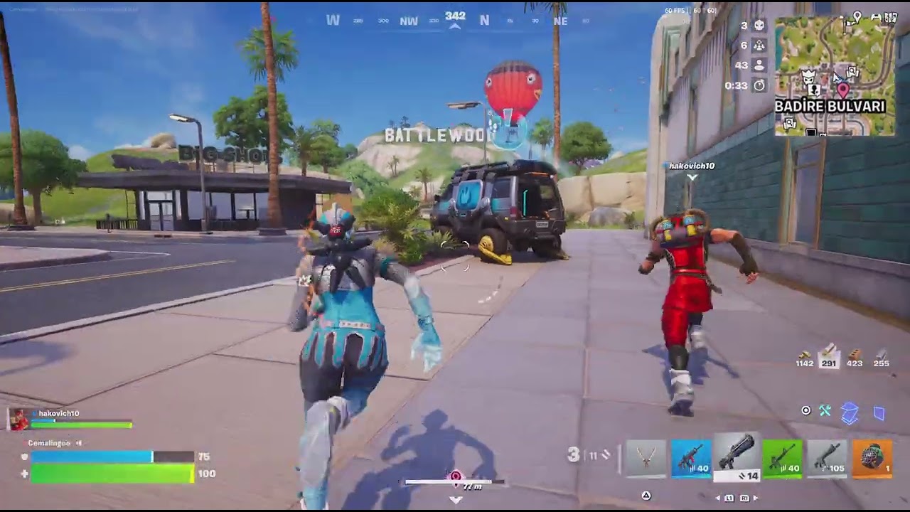 Fortnite de 1. olduk