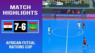 Mauritania 6-7 Egypt - Futsal Africa Cup of Nations - Match highlights