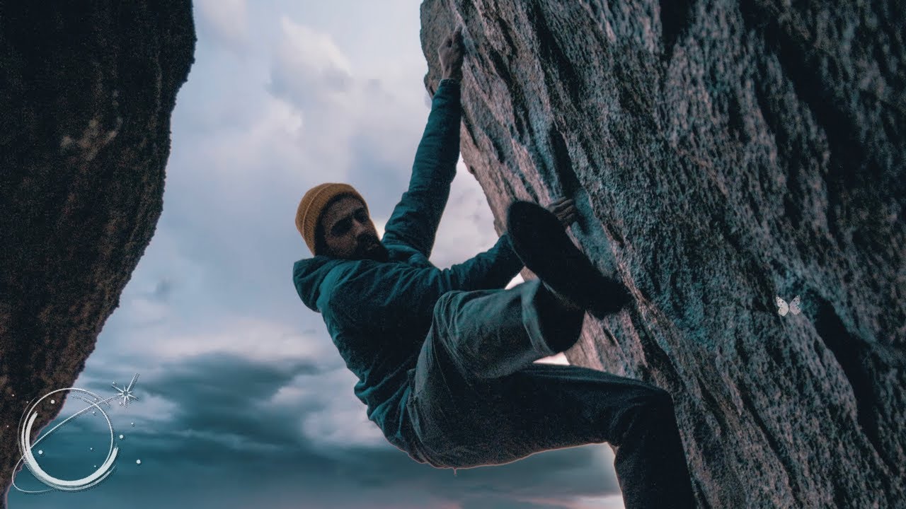 baby climbing mountain success