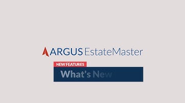 ARGUS EstateMaster 6.50 Product Release