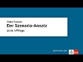 Video-Tutorial: Der Szenario Ansatz in Linie 1 - Pflege