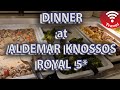 Dinner at aldemar knossos royal beach resort crete greece