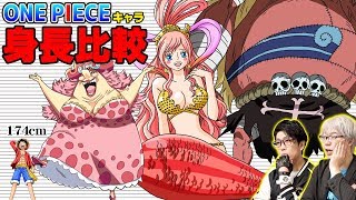 ワンピース 高身長キャラまとめ ビッグマム 8m しらほし M 1位は Wwww Youtube