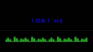 ⒽⓏ| 1061 hz Pure Tone Frequency| NO Music , For Meditation, Testing. Black Screen