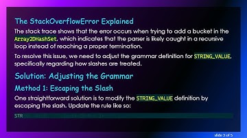 Resolving StackOverflowError in ANTLR4: Parsing STRING_VALUE with Slashes