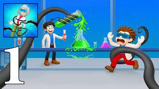 Mutant Attack: Mad Scientists | Toss Annoying Monster Games | Gameplay Part 1 | (Android, iOS) screenshot 2