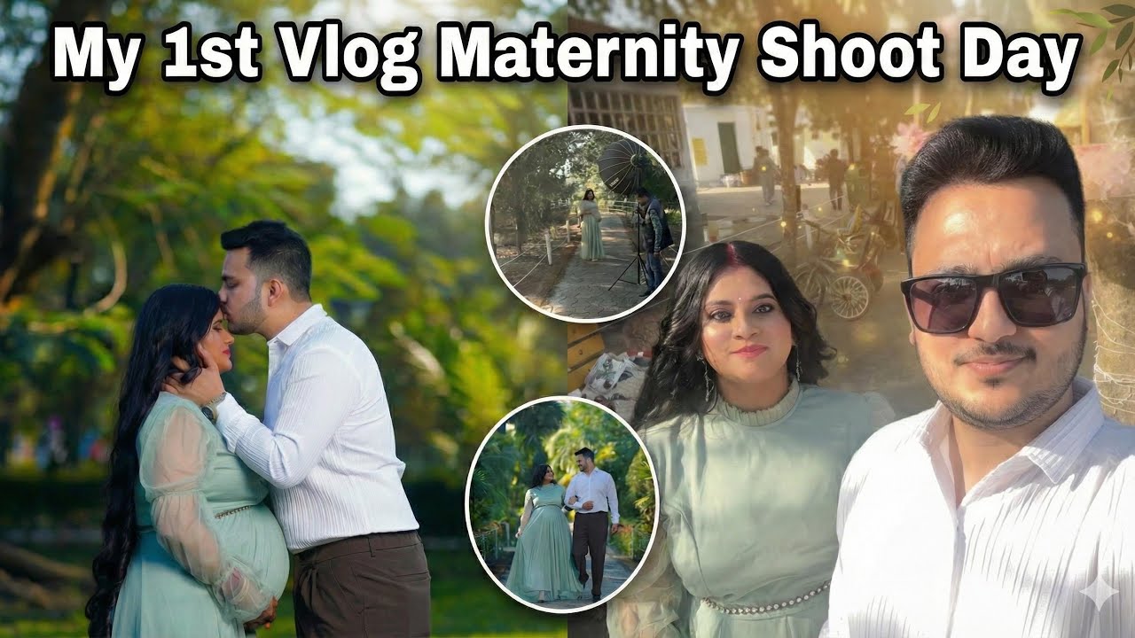 OUR MATERNITY PHOTOSHOOT VLOG ! DIVYA VLOGS ️🧿 - YouTube