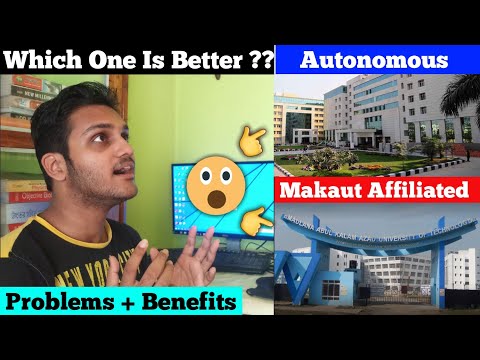 Makaut Affiliated College vs Autonomous College | makaut university | makaut organizer | makaut