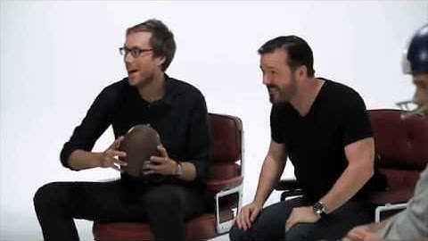 Ricky Gervais and Karl Pilkington Talk American Football