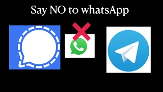 WhatsApp New policy | WhatsApp Vs Signal | WhatsApp Vs telegram in English