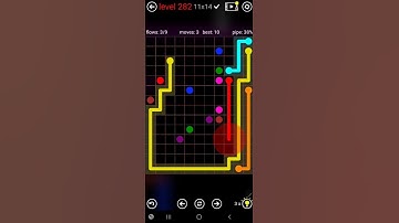 How To Solve Flow Free 11x14 Mega Mania Pack Level 282 Board Walk Through Solution Walkthrough