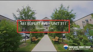 SOLD!!  #311 - 481 Rupert Avenue, Stouffville Presented By The Trentadue Torres Group
