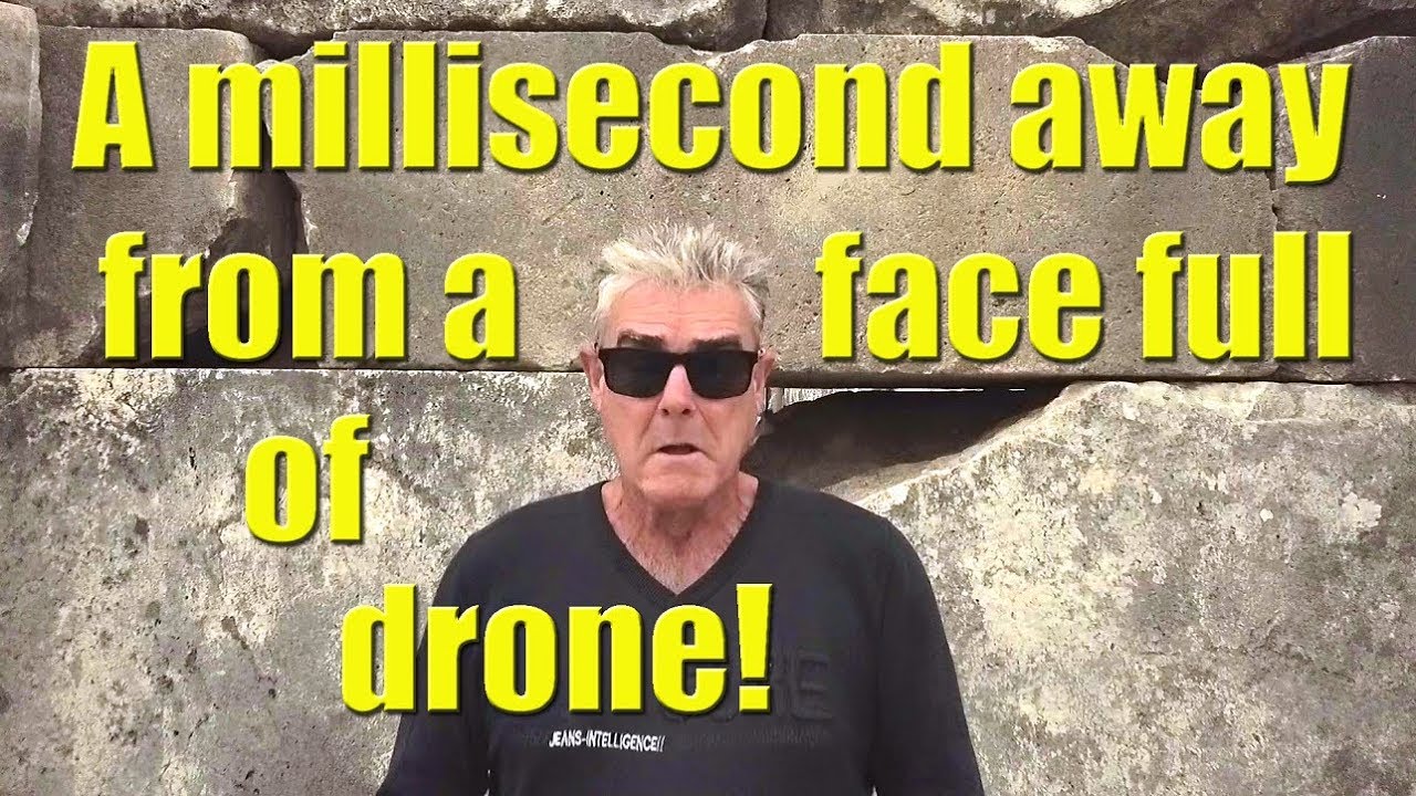 Drone CRASH just misses my FACE - Sailing A B Sea bonus video