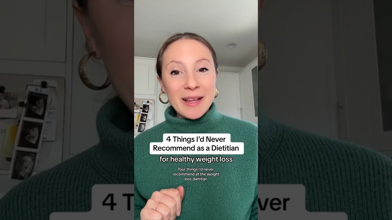 4 Things I’d Never Recommend as a Dietitian for Healthy Weight Loss