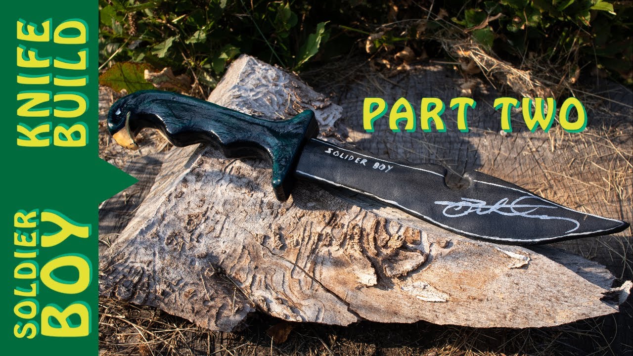 BUILDING JENSEN ACKLES SOLDIER BOY EAGLE KNIFE Part Two YouTube