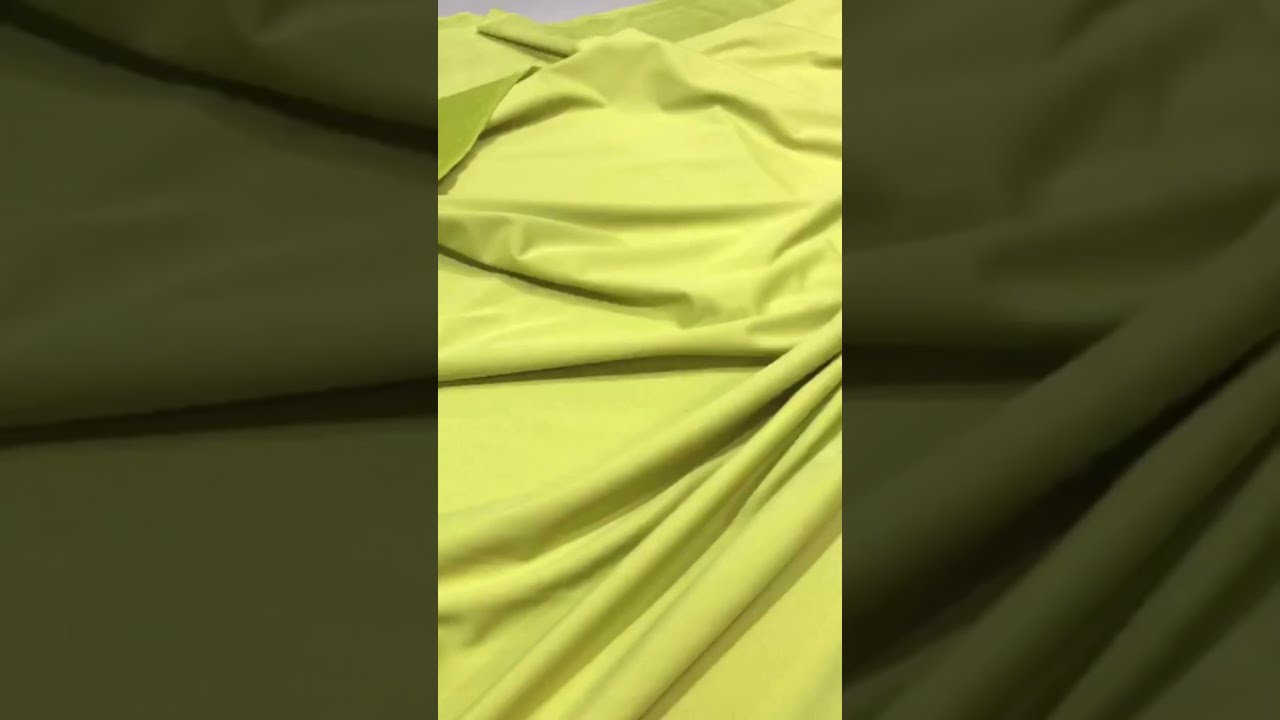 Бархат Premium Smoke colour матовый очень плотный лимонно-салатовый 280 см