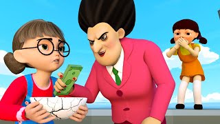 Miss T Helped Abandoned Tani and Bad Friend Doll Squid Game 2 | Scary Teacher 3D Life Kingmo