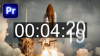 How to make a COUNTDOWN Timer in Adobe Premiere Pro