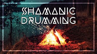 SHAMANIC DRUMS • Bonfire Circle • Journey for Trance & Meditation