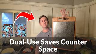 Titanium Cutting Board Review & Testing | Sapele Wood 18x12 Dual-Use (Knife-Friendly!)