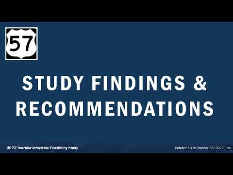 Video Virtual Public Meeting - US 57 CORRIDOR INTERSTATE... - youtube