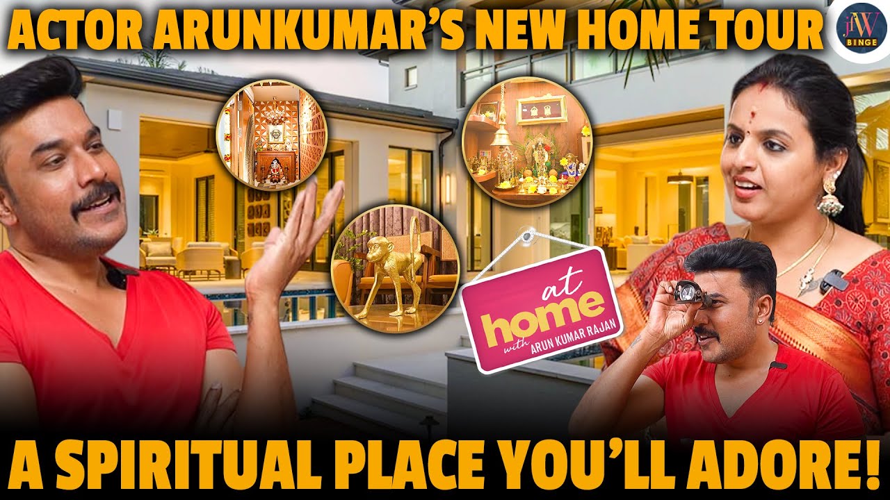 At Home with TV Actor Arun Kumar | 15 Lakhs Royal Home Tour 😱 Mini Museum Inside the Washroom |