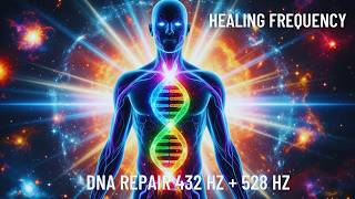 396Hz + 285Hz + 432Hz + 963Hz + 528Hz 🌌 Deepest Healing - Heals All Damages in the Body