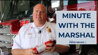 Minute With The Marshal Proper Disposal Of Fire Extinguishers